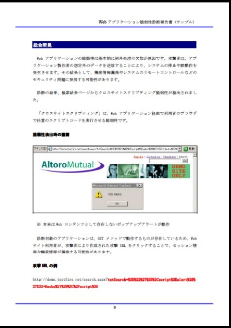 株式会社ベリサーブ報告書