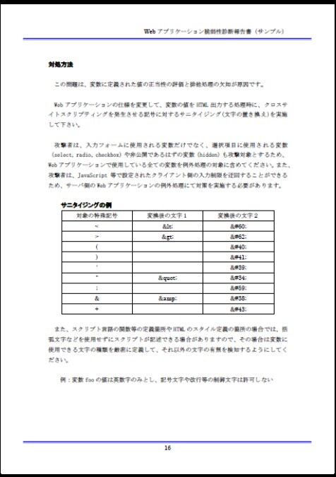 株式会社ベリサーブ報告書